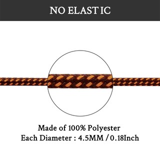 Foto 3 | Botas De Senderismo Shoelaces Endoto Para Merrell Moab, Color Marrón Y Naranja - Venta Internacional.
