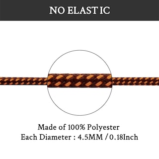Foto 3 | Botas De Senderismo Shoelaces Endoto Para Merrell Moab, Color Marrón Y Naranja - Venta Internacional.