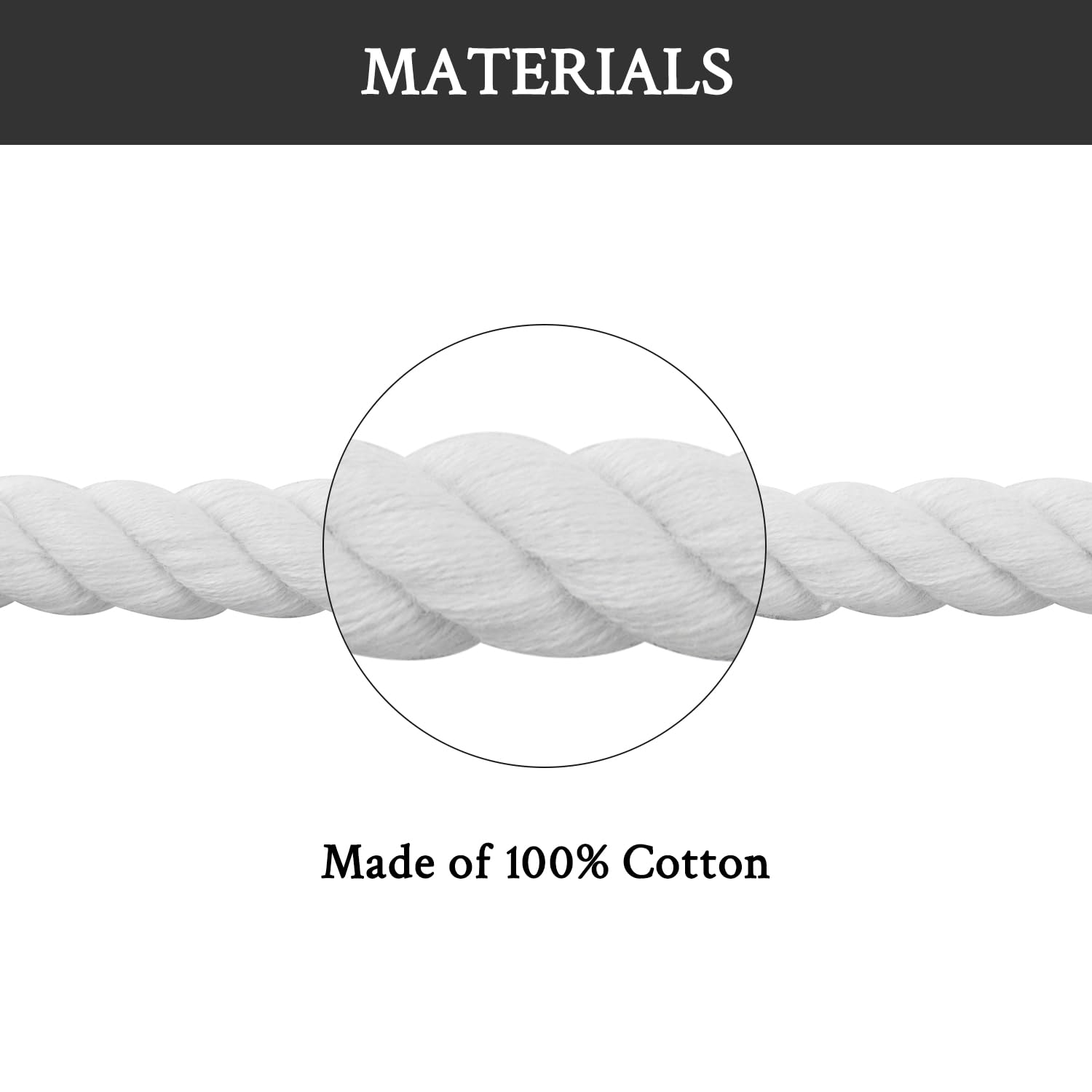 Foto 6 pulgar | Cordones Para Zapatos Endoto Thick Rope Para Air Force 1, Color Blanco, 10 Mm - Venta Internacional.