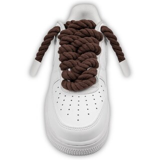 Foto 2 | Cordones Para Zapatos Endoto Thick Rope Para Air Force 1, Color Marrón, 12,7 Mm - Venta Internacional.