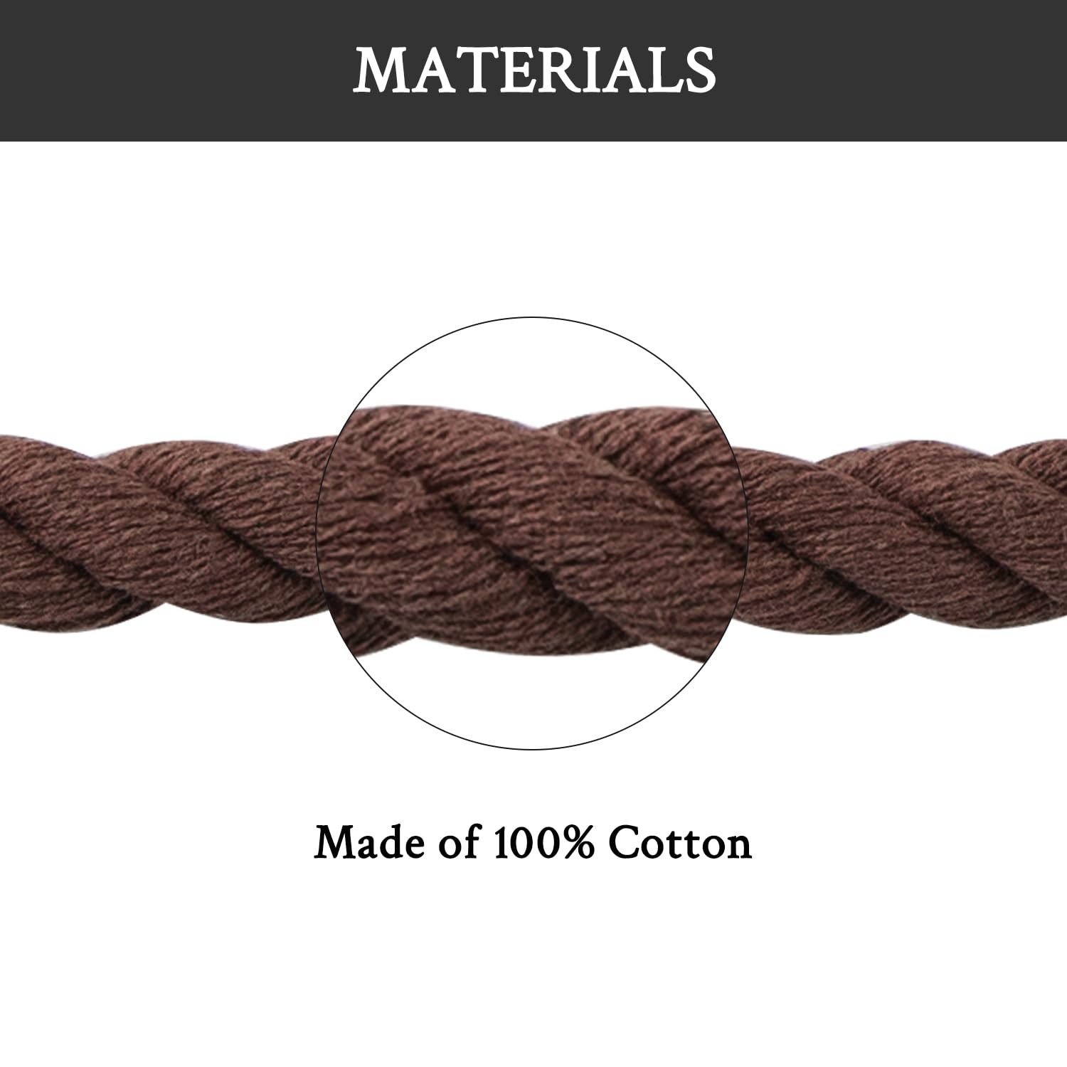 Foto 5 | Cordones Para Zapatos Endoto Thick Rope Para Air Force 1, Color Marrón, 12,7 Mm - Venta Internacional.