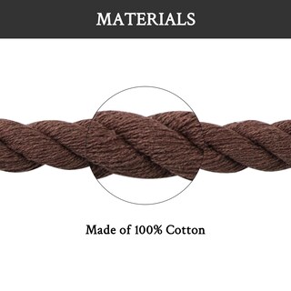 Foto 5 | Cordones Para Zapatos Endoto Thick Rope Para Air Force 1, Color Marrón, 12,7 Mm - Venta Internacional.