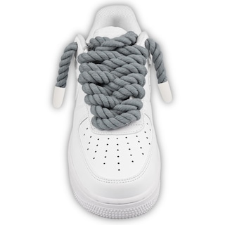 Foto 2 | Cordones Para Zapatos Endoto Thick Rope Para Air Force 1, Color Gris, 12,7 Mm - Venta Internacional.