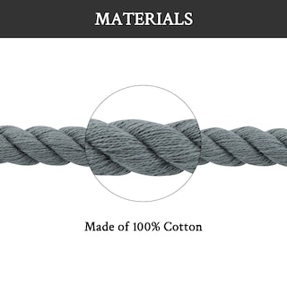 Foto 5 | Cordones Para Zapatos Endoto Thick Rope Para Air Force 1, Color Gris, 12,7 Mm - Venta Internacional.