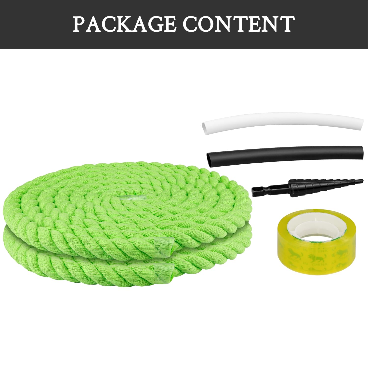Foto 5 pulgar | Cordones Para Zapatos Endoto Thick Rope Para Air Force 1, Color Verde, 8,5 Mm - Venta Internacional.