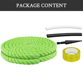 Foto 4 | Cordones Para Zapatos Endoto Thick Rope Para Air Force 1, Color Verde, 8,5 Mm - Venta Internacional.
