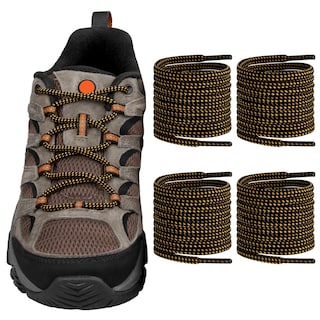 Foto 1 | Zapatos Shoelaces Endoto Para Merrell Moab, Botas De Senderismo, Negros Y Amarillos - Venta Internacional.
