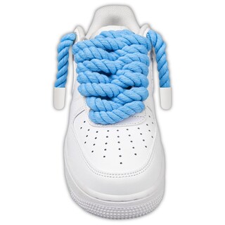Foto 2 | Cordones Para Zapatos Endoto Thick Rope Para Air Force 1, Color Azul Bebé, 12,7 Cm - Venta Internacional.