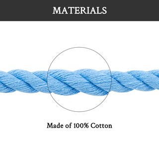 Foto 5 | Cordones Para Zapatos Endoto Thick Rope Para Air Force 1, Color Azul Bebé, 12,7 Cm - Venta Internacional.