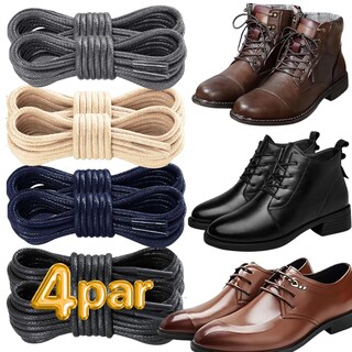 Foto 1 | 4 Pares Agujetas Enceradas Botas Redondas Reforzadas 120cm