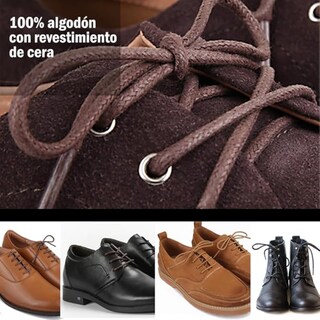 Foto 6 | 4 Pares Agujetas Enceradas Botas Redondas Reforzadas 120cm