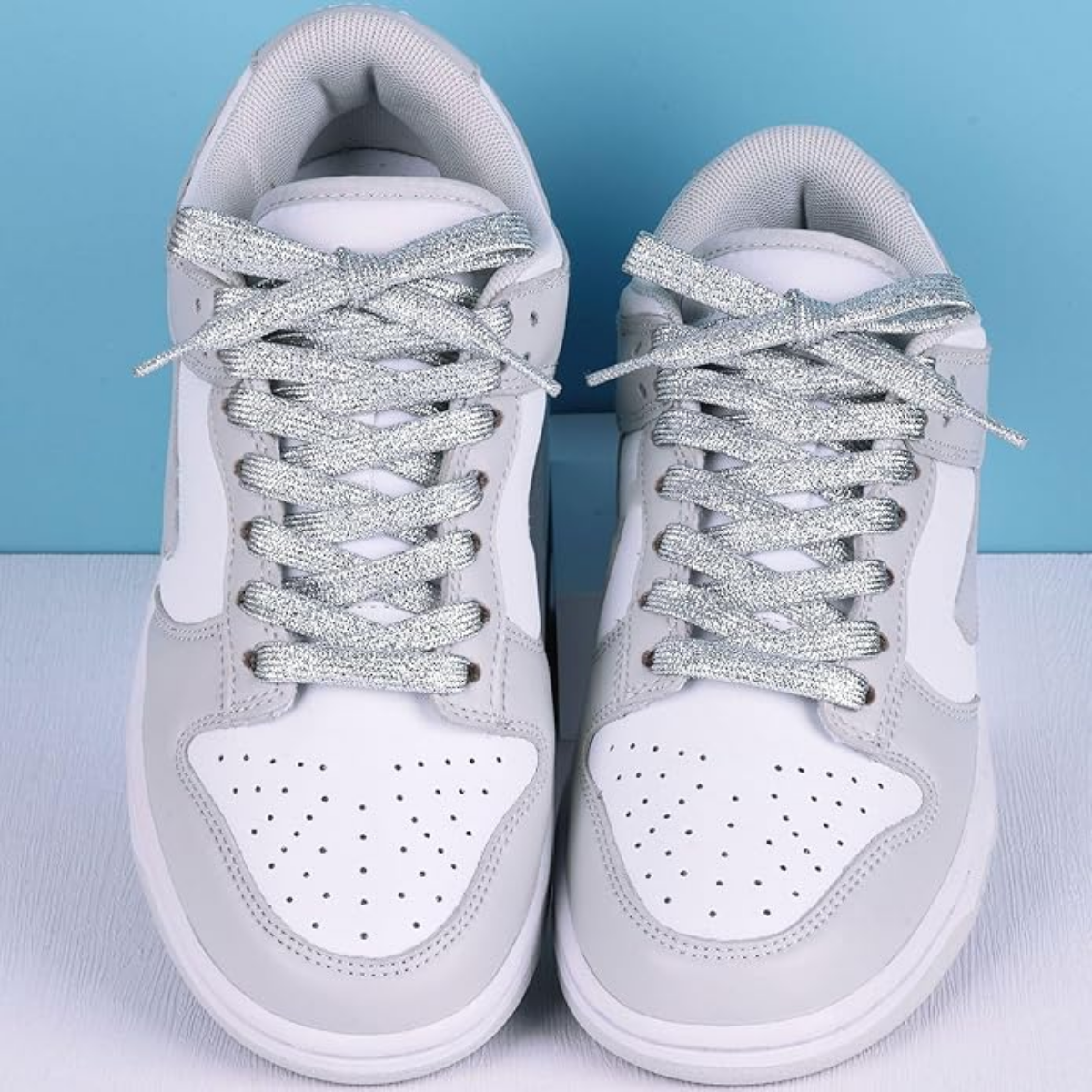 Foto 6 | 5 Pares Agujetas Planas Glitter Cordones Zapato Tenis Brillo