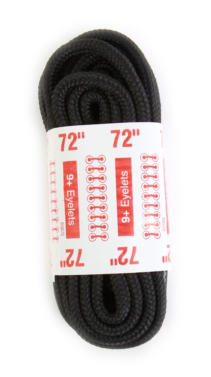 Foto 4 pulgar | Cordones Para Zapatos Kiwi Outdoor Redondos Negros  183 Cm  1 Par (paquete De 3) - Venta Internacional.