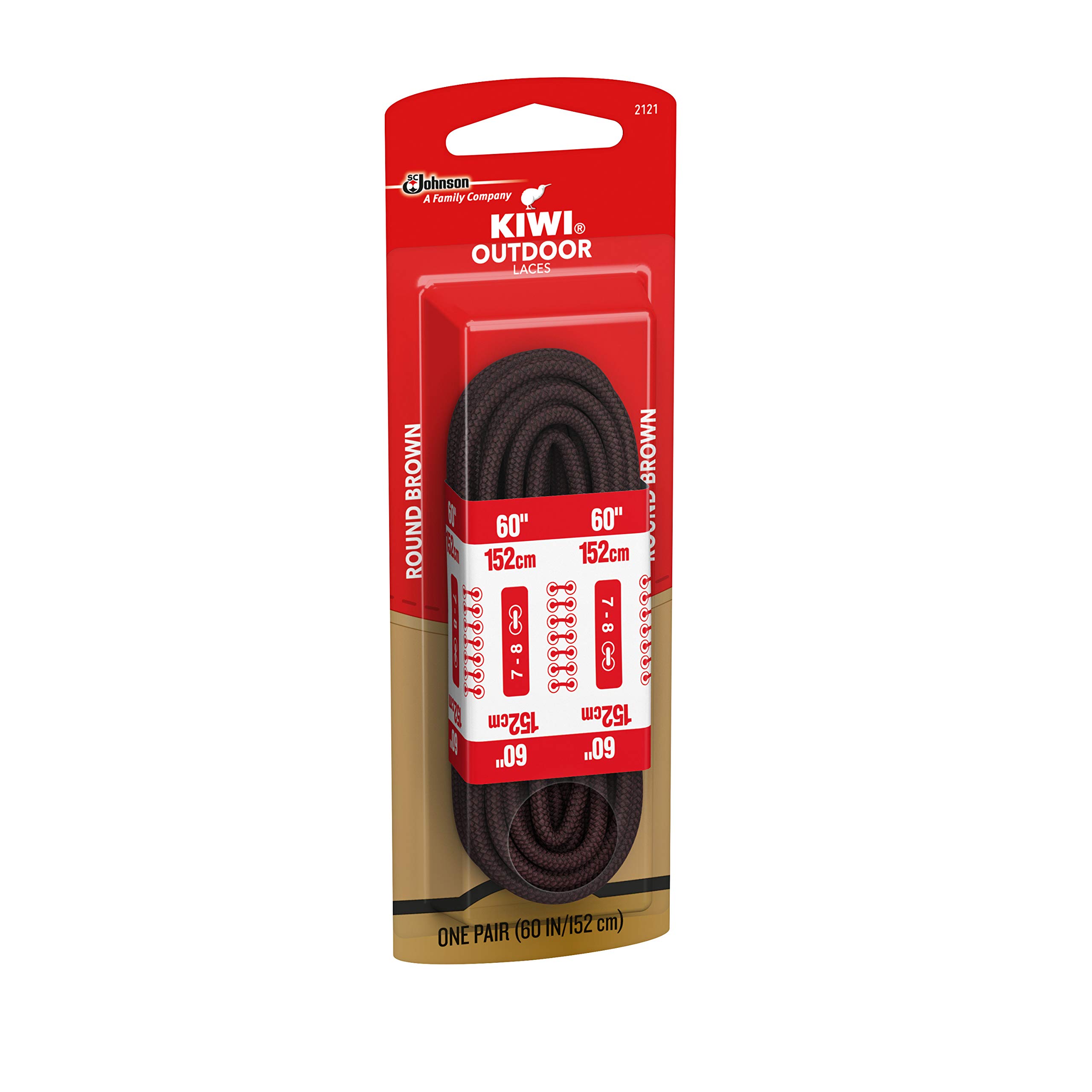 Foto 5 pulgar | Cordones Redondos Para Botas Kiwi  Color Negro Y Arena  60 Cm (1 Par) - Venta Internacional.