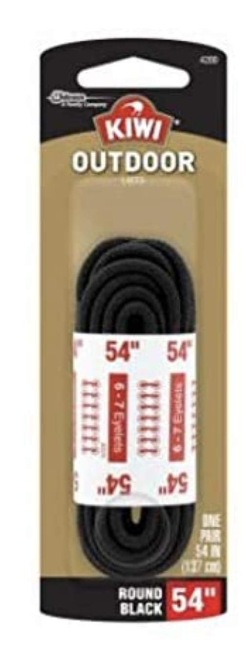 Foto 1 | Cordones Para Zapatos Kiwi Sport Round 137 Cm Negros - Venta Internacional.