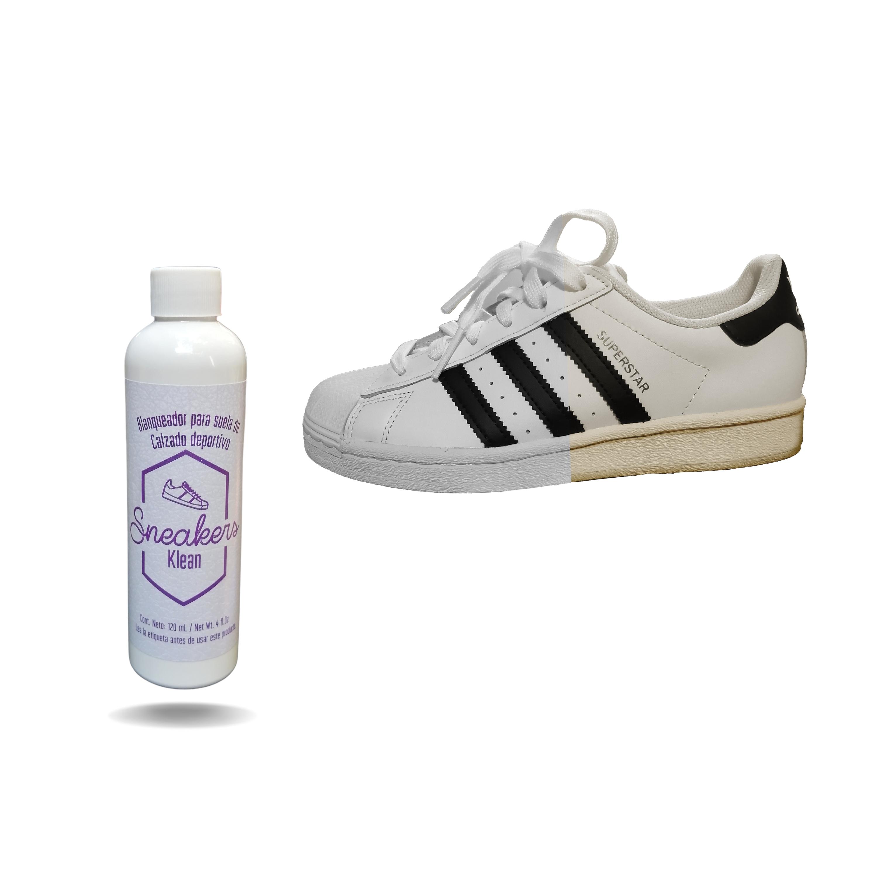 Foto 4 pulgar | Blanqueador de Suela Sneakers Klean SNKSP0002 Blanco con Esponjas Limpiadoras