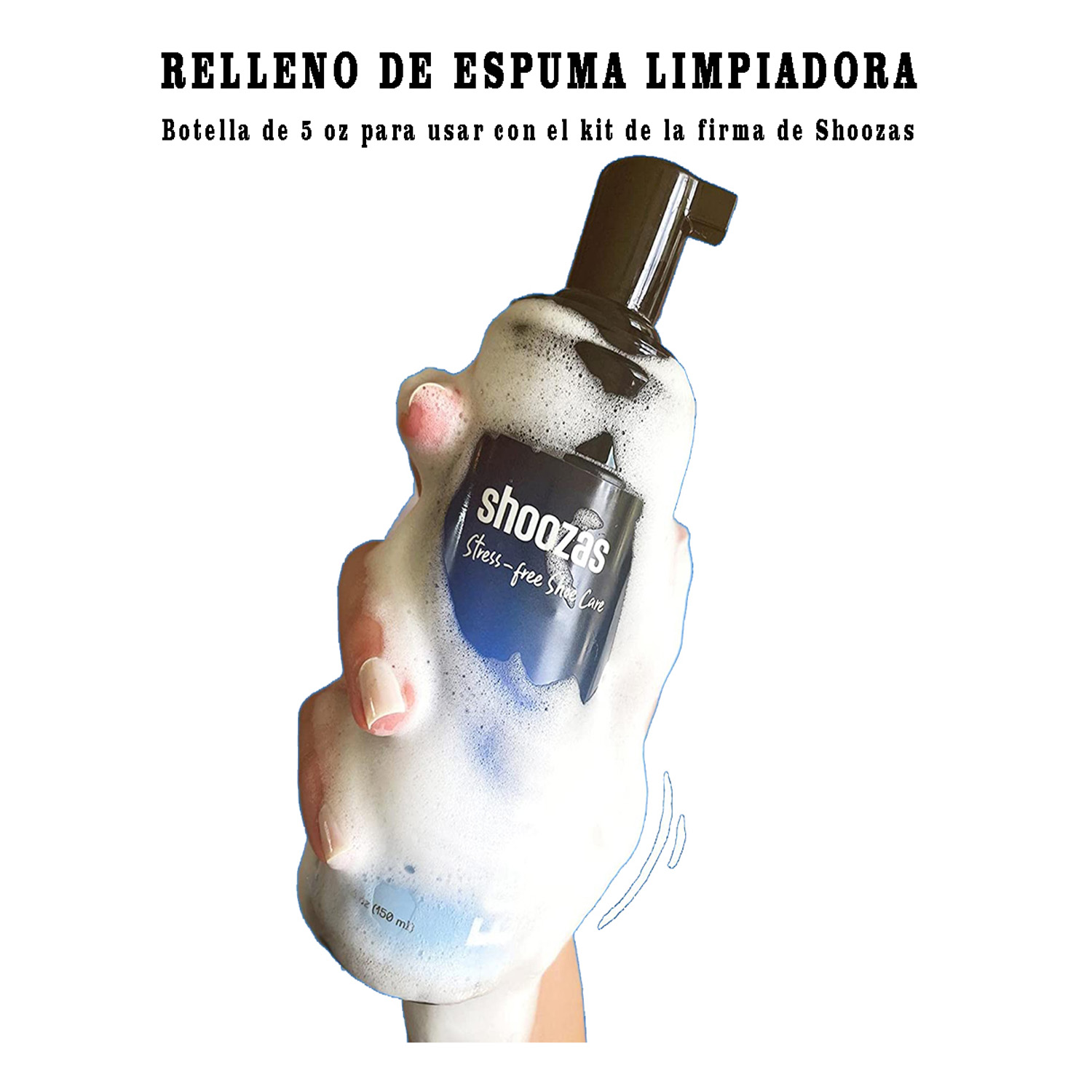 Foto 3 pulgar | Espuma de Limpieza de Tenis y Zapatos, no necesita agua, secado rápido, no tóxico Shoozas