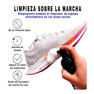 Foto 5 | Espuma de Limpieza de Tenis y Zapatos, no necesita agua, secado rápido, no tóxico Shoozas