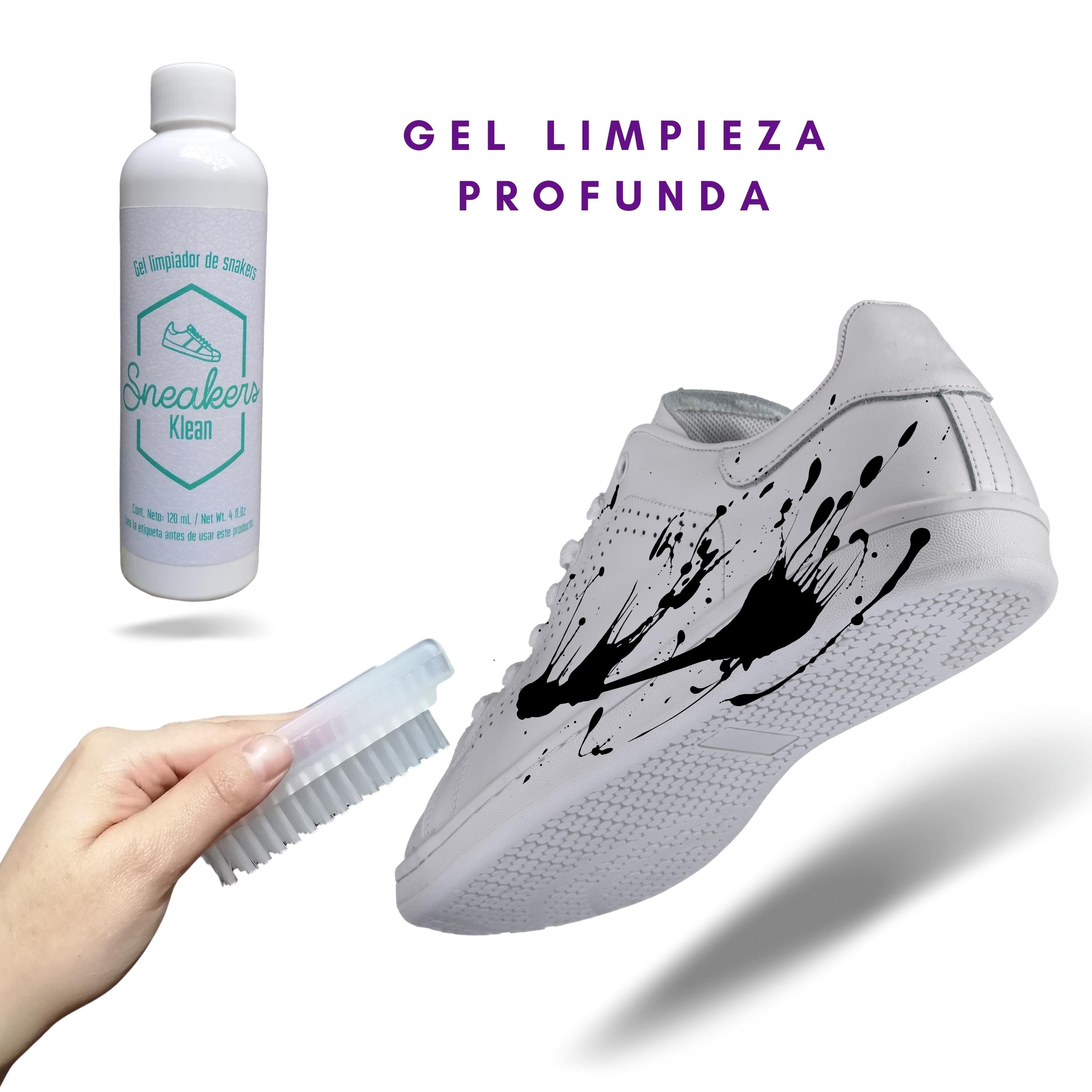 Foto 4 pulgar | Gel Limpiador de Tenis Sneakers Klean + Esponjas Limpiadoras