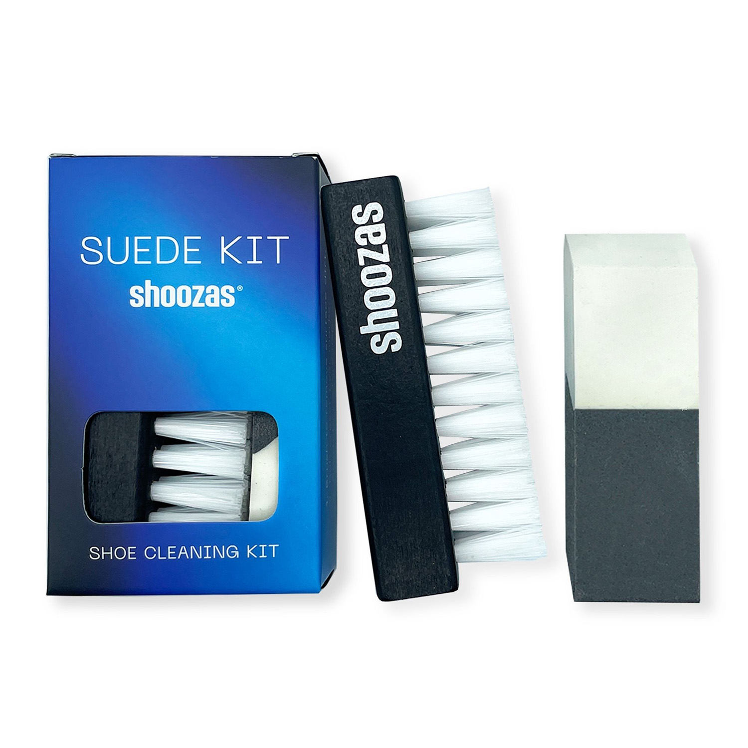Foto 2 pulgar | Kit de Limpieza de Tenis y Zapatos de Gamuza Shoozas Incluye Borrador de Doble Cara y Cepillo para Gamuza 2 pz