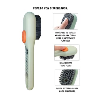 Foto 2 | Cepillo Con Aplicador/dispensador y Gel Líquido Sneakers Klean