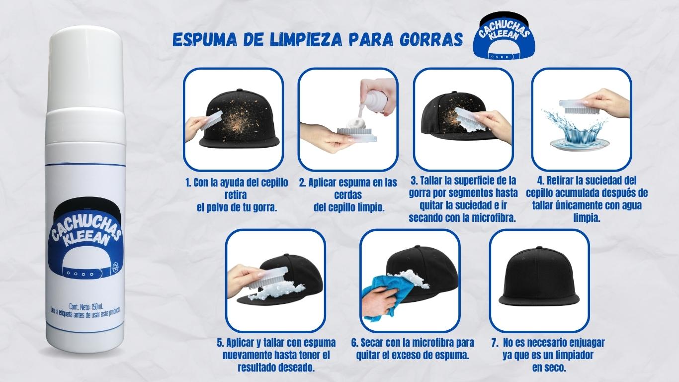 Foto 7 pulgar | Espuma lavado en seco Sneakers Klean Di adiós a la Suciedad y Manchas en tus Gorras