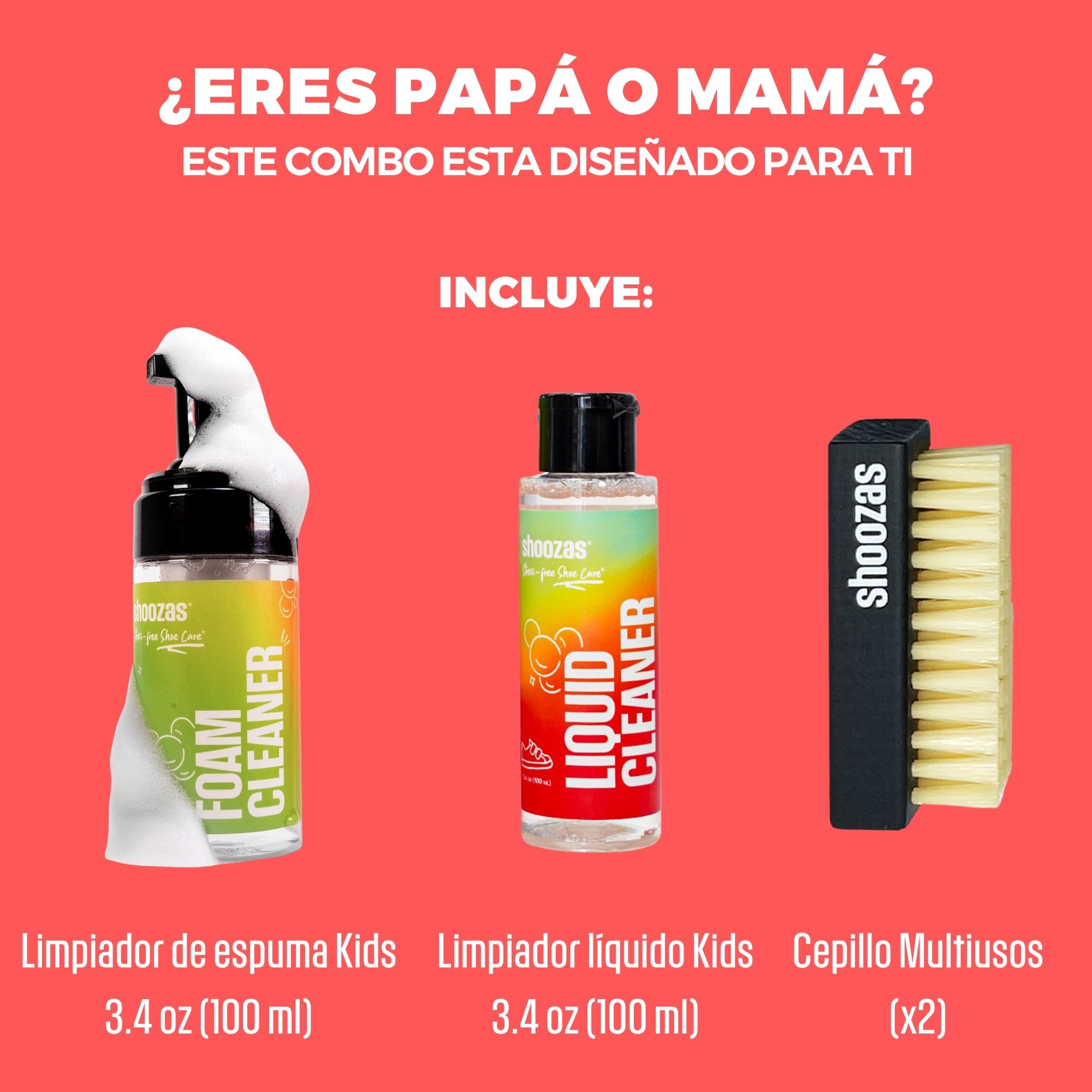 Foto 5 pulgar | Combo Kids 2 Productos Limpieza De Tenis Shoozas