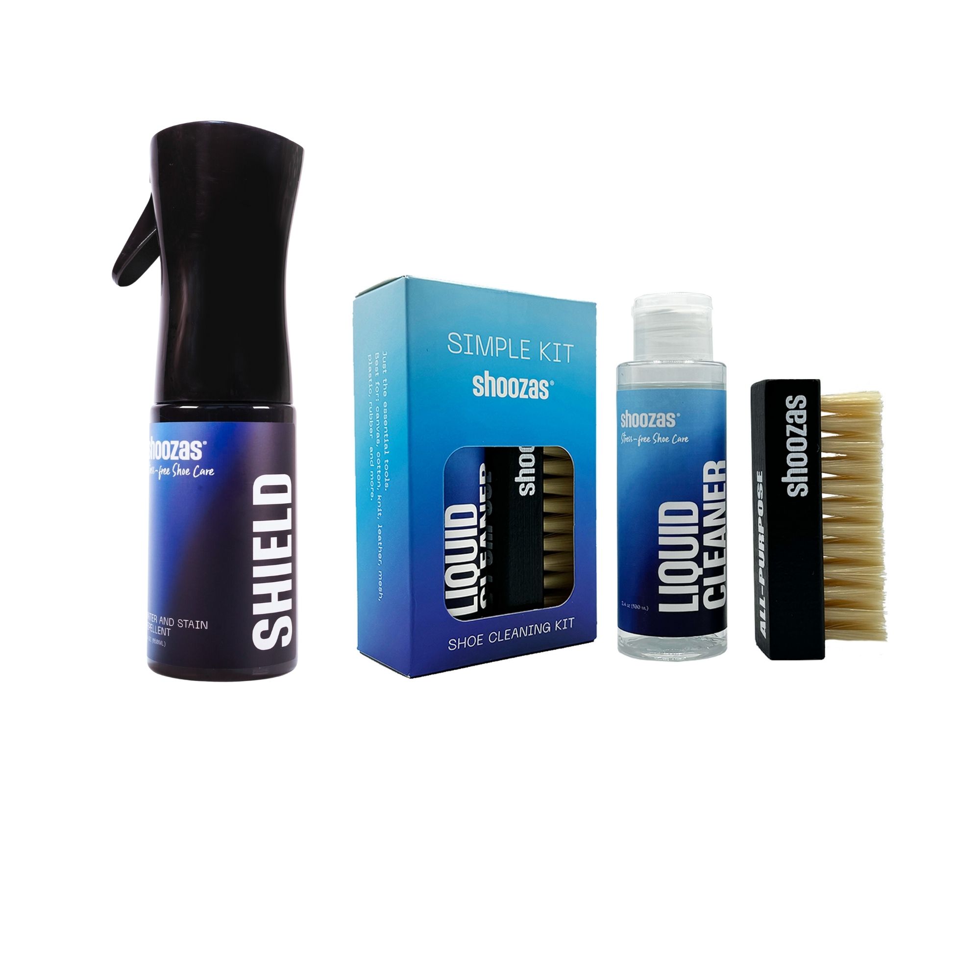 Foto 2 pulgar | Combo Spray Protector Y Kit De Limpieza De Tenis Shoozas