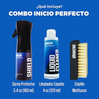 Foto 2 | Combo Spray Protector Y Kit De Limpieza De Tenis Shoozas