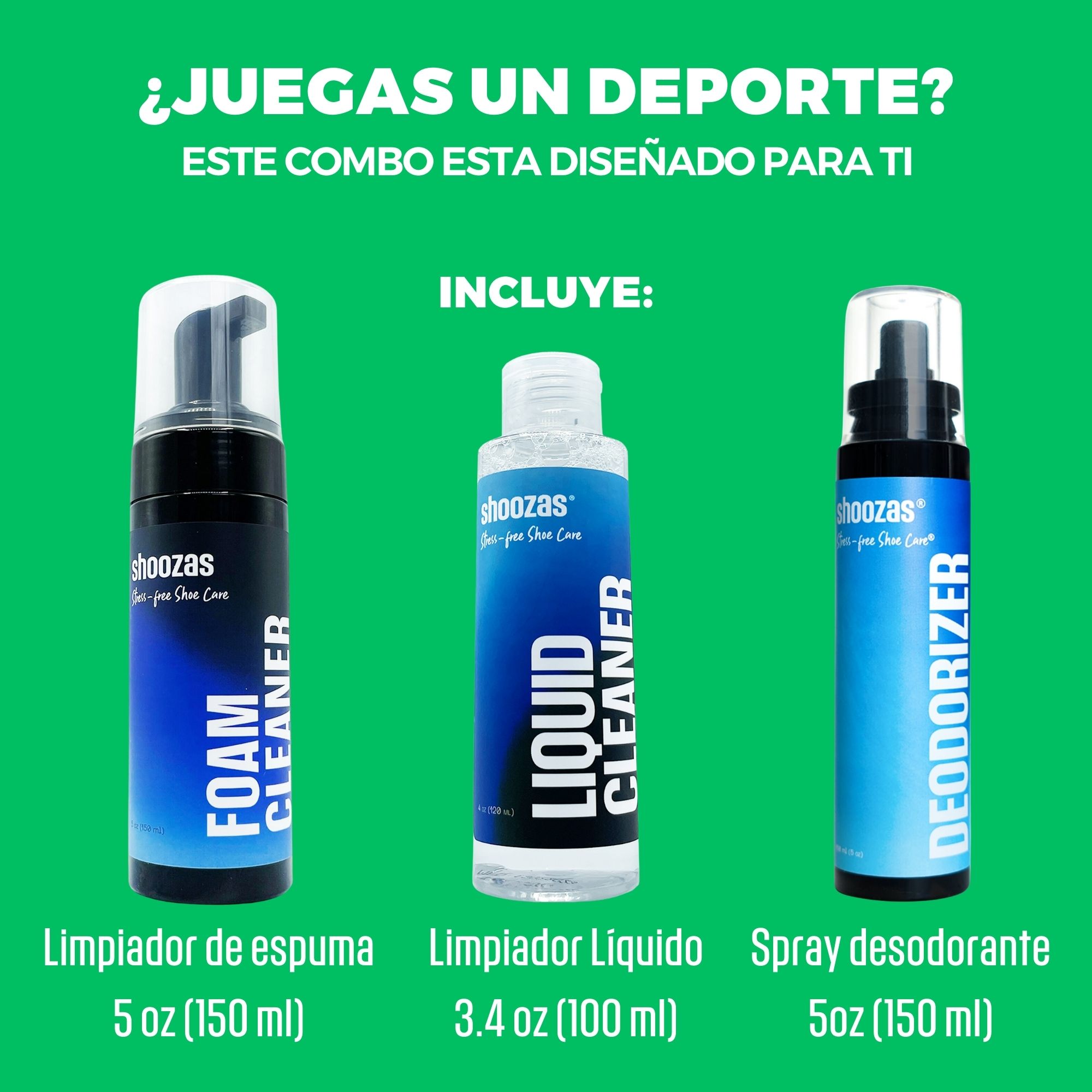 Foto 5 pulgar | Combo Atleta 3 Productos Limpieza Profunda De Tenis Shoozas