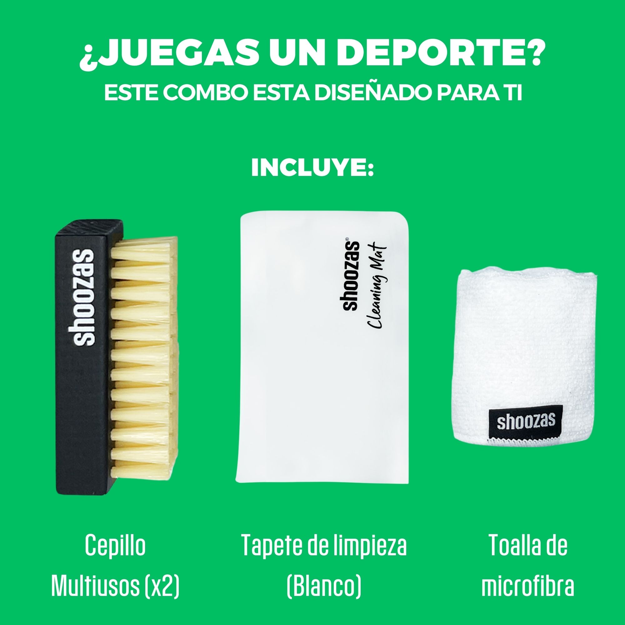 Foto 6 pulgar | Combo Atleta 3 Productos Limpieza Profunda De Tenis Shoozas