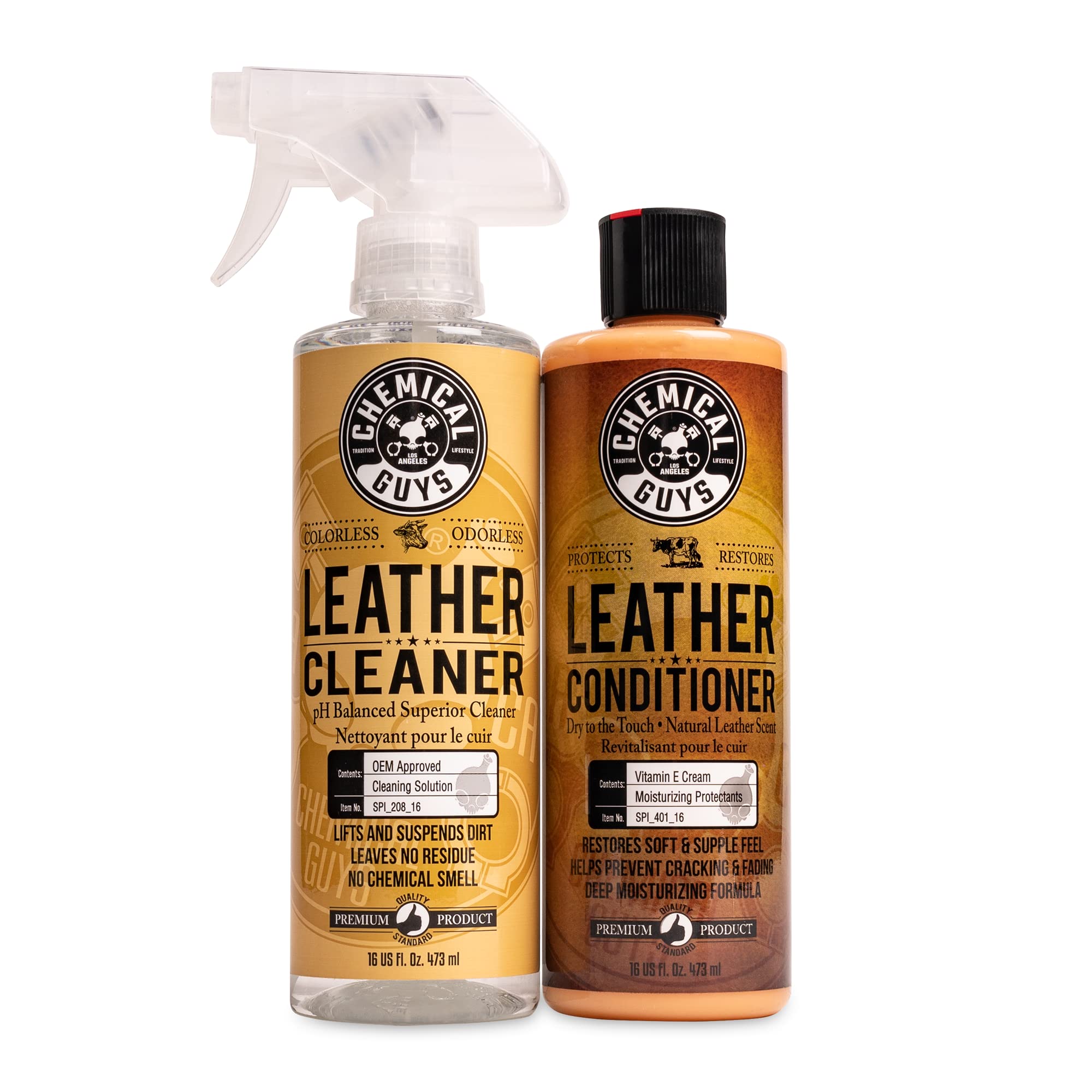 Foto 1 | Kit Limpiador Y Acondicionador De Cuero Chemical Guys Spi_109 - Venta Internacional.