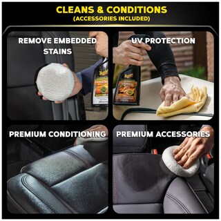 Foto 2 | Kit De Cuidado De Cuero Meguiar's G55153 Con Limpiador Y Acondicionador - Venta Internacional.