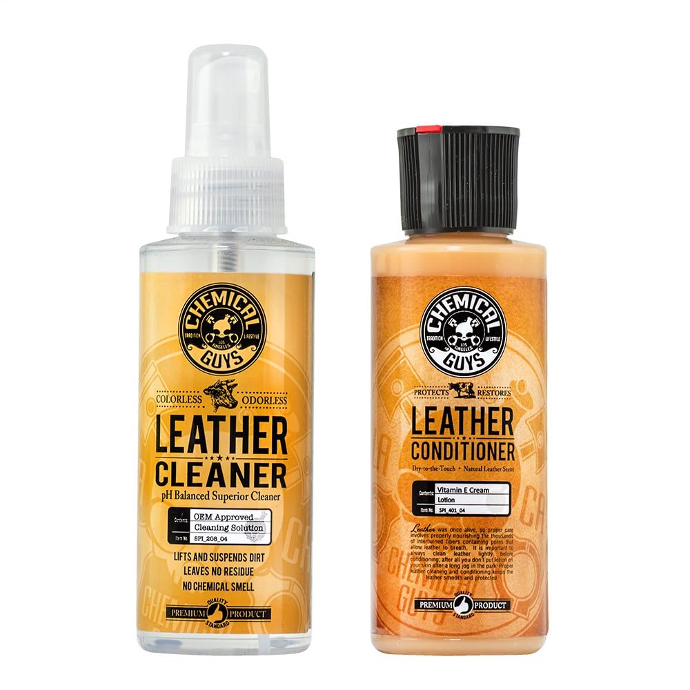 Foto 2 pulgar | Kit Limpiador Y Acondicionador De Cuero Chemical Guys Spi_109 - Venta Internacional.