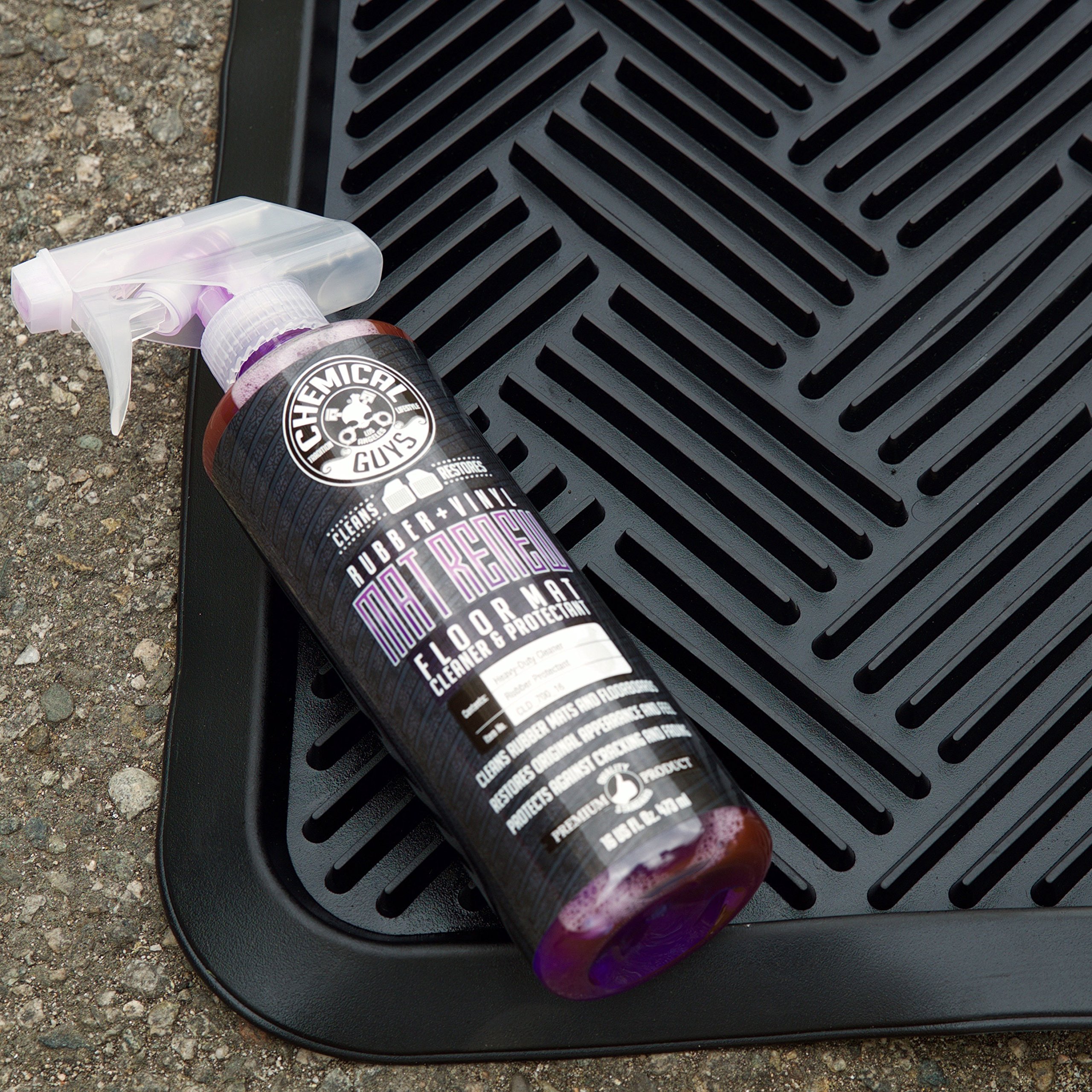 Foto 4 pulgar | Limpiador De Alfombrillas Rubber + Vinyl Chemical Guys Mat Renew 473 Ml - Venta Internacional.