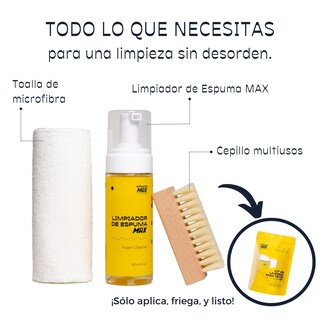 Foto 3 | Kit De Limpieza Para Tenis Con Espuma Limpiadora - No Necesita Agua, Secado Rápido, No Tóxico, Limpieza Sin De