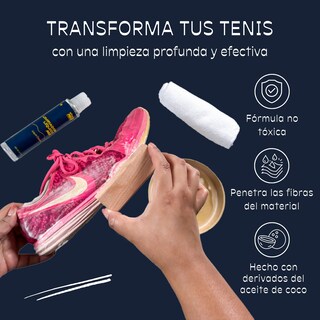 Foto 2 | Kit De Limpieza Para Tenis Con Limpiador Líquido - Limpieza Profunda, No Tóxico, Secado Rápido, Seguro Para T