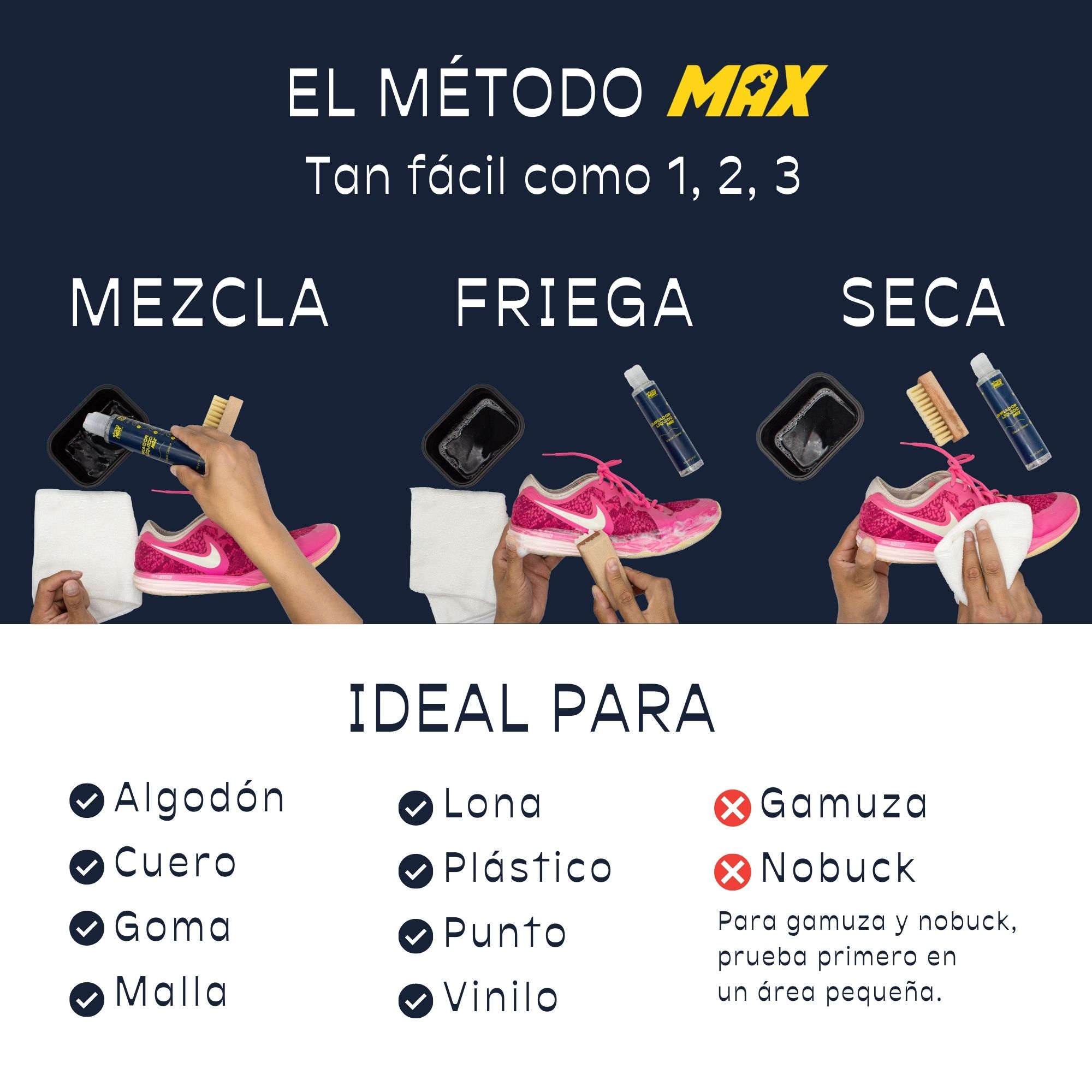 Foto 5 pulgar | Kit De Limpieza Para Tenis Con Limpiador Líquido - Limpieza Profunda, No Tóxico, Secado Rápido, Seguro Para T