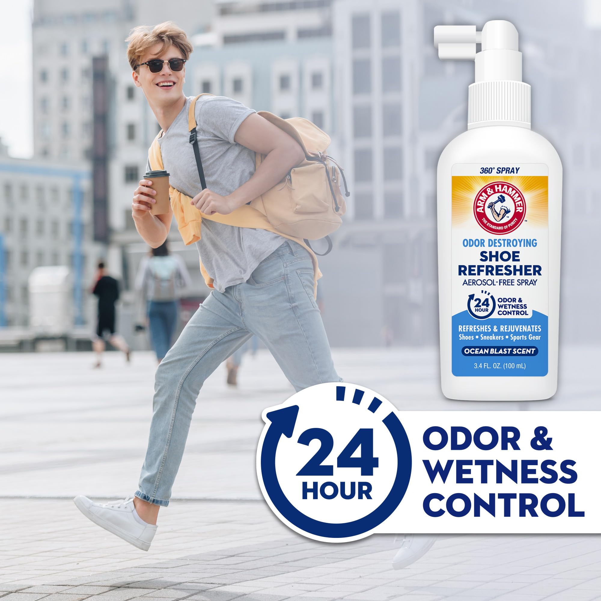 Foto 7 pulgar | Aerosol Refrescante Para Zapatos Arm & Hammer Ocean Blast, Paquete De 100 Ml, 2 Unidades - Venta Internacional.