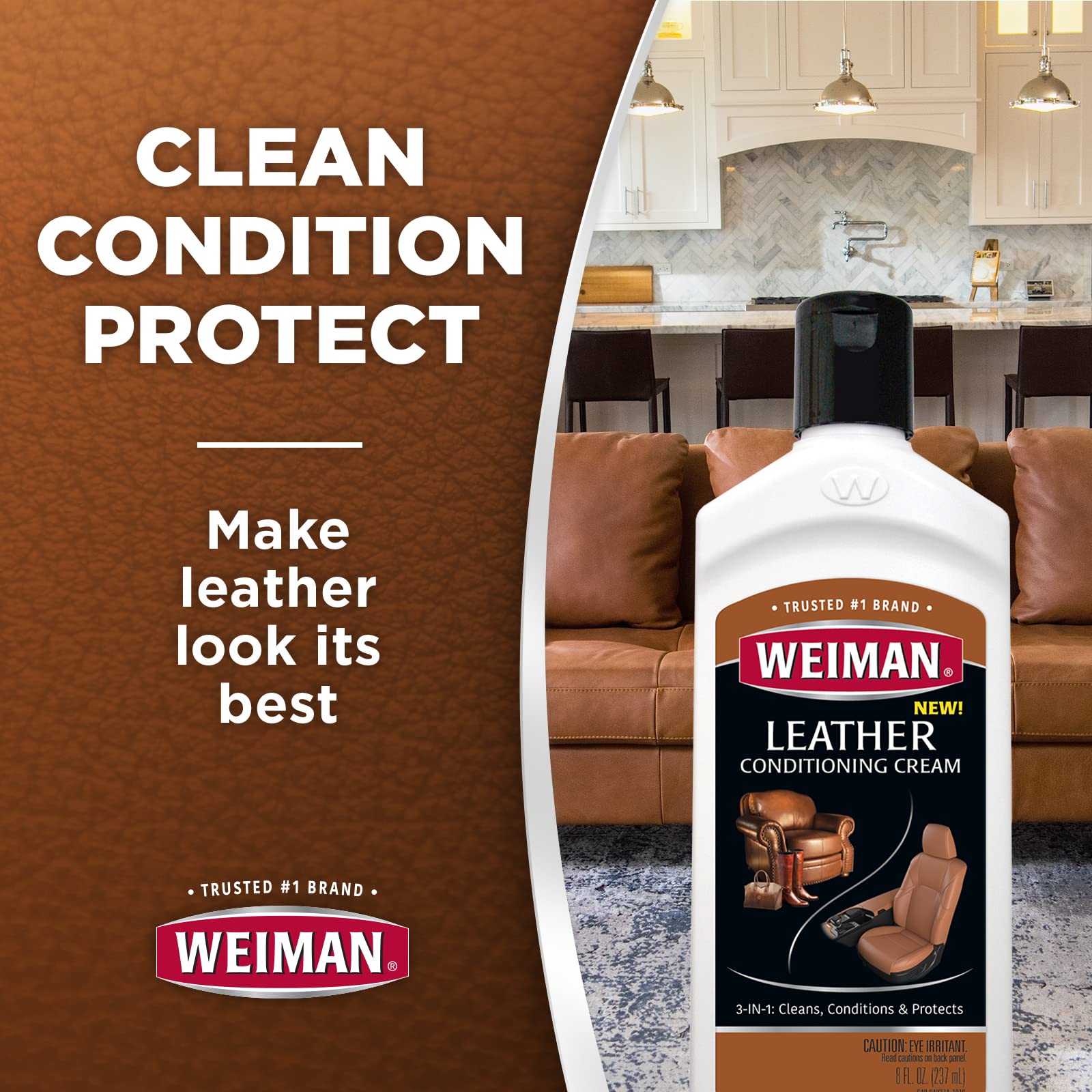 Foto 4 pulgar | Limpiador Y Acondicionador De Cuero Weiman 3 En 1 Deep Cream - Venta Internacional.