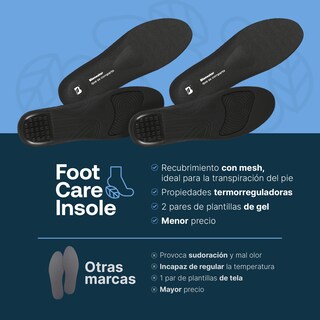 Foto 2 | Plantillas De Gel Unisex. Paquete Con 2 Pares. Termorreguladoras. Foot Care Insole B Life.