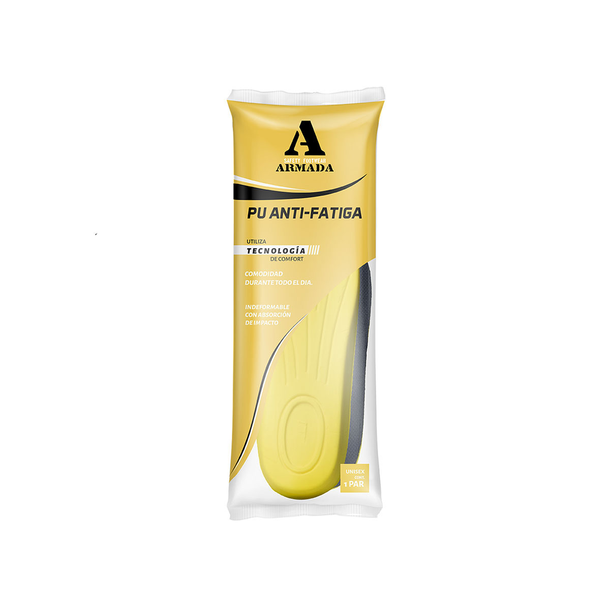 Foto 5 pulgar | Plantilla Ergonómica Pu Armada Confort Lavable Para Trabajo