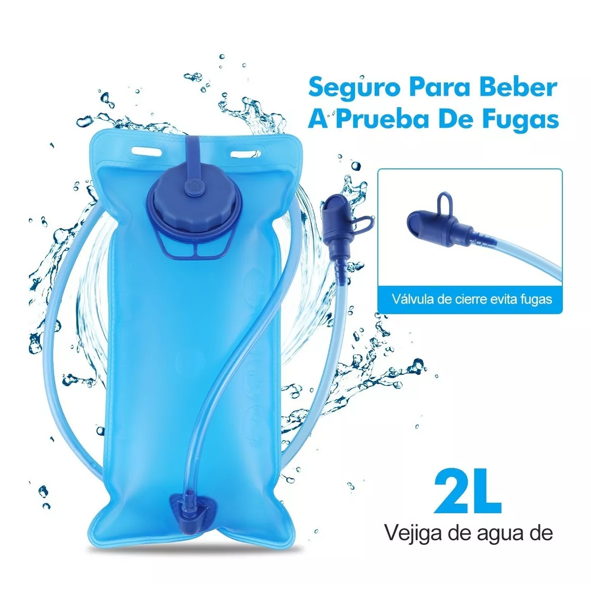 Foto 4 pulgar | Mochila de Hidratación con Tanque de Agua 2L Eo Safe Imports ESI-8059 Multicolor