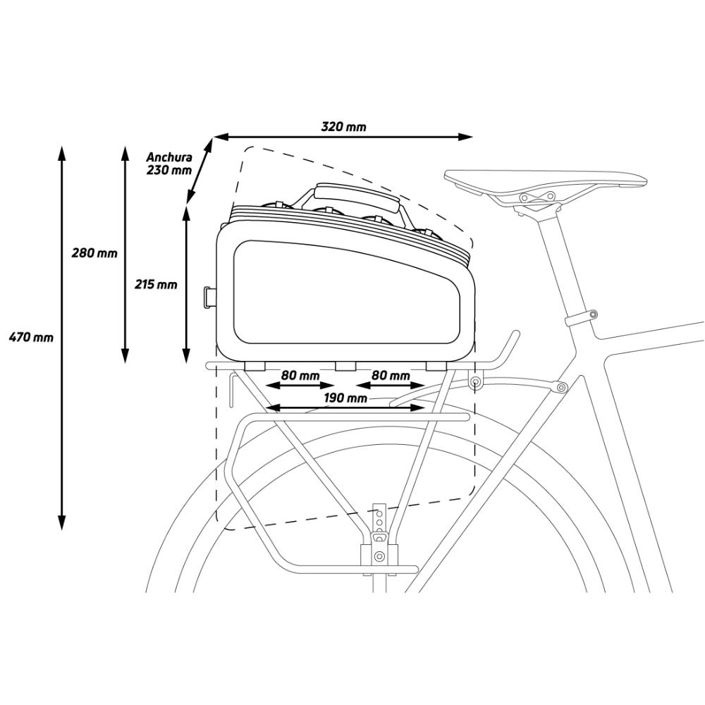 Foto 5 pulgar | Alforja Portabultos Zefal Negra para Bicicleta 32 L