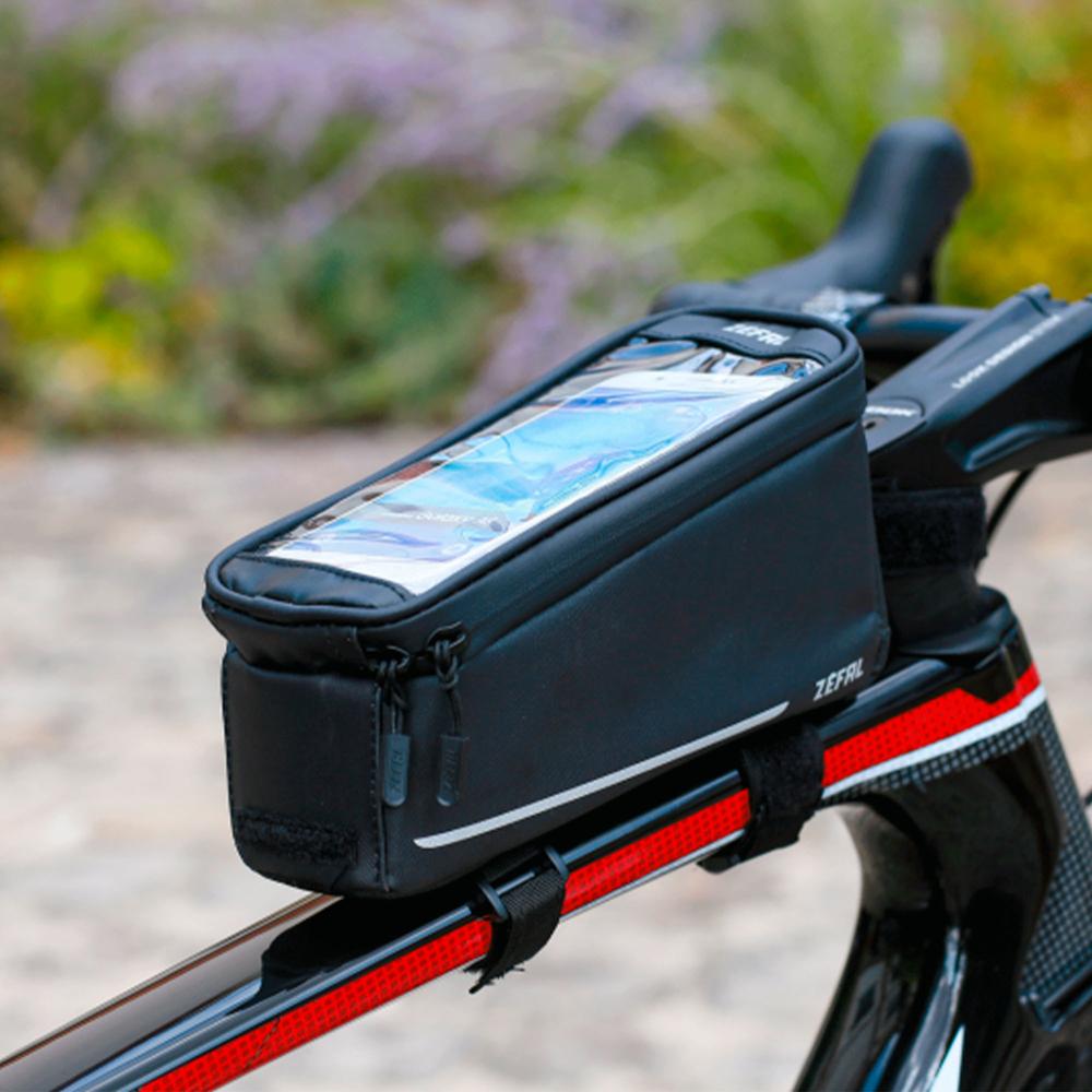 Foto 5 pulgar | Bolsa para Bicicleta Frontal 3l Zefal con Soporte para Smartphone