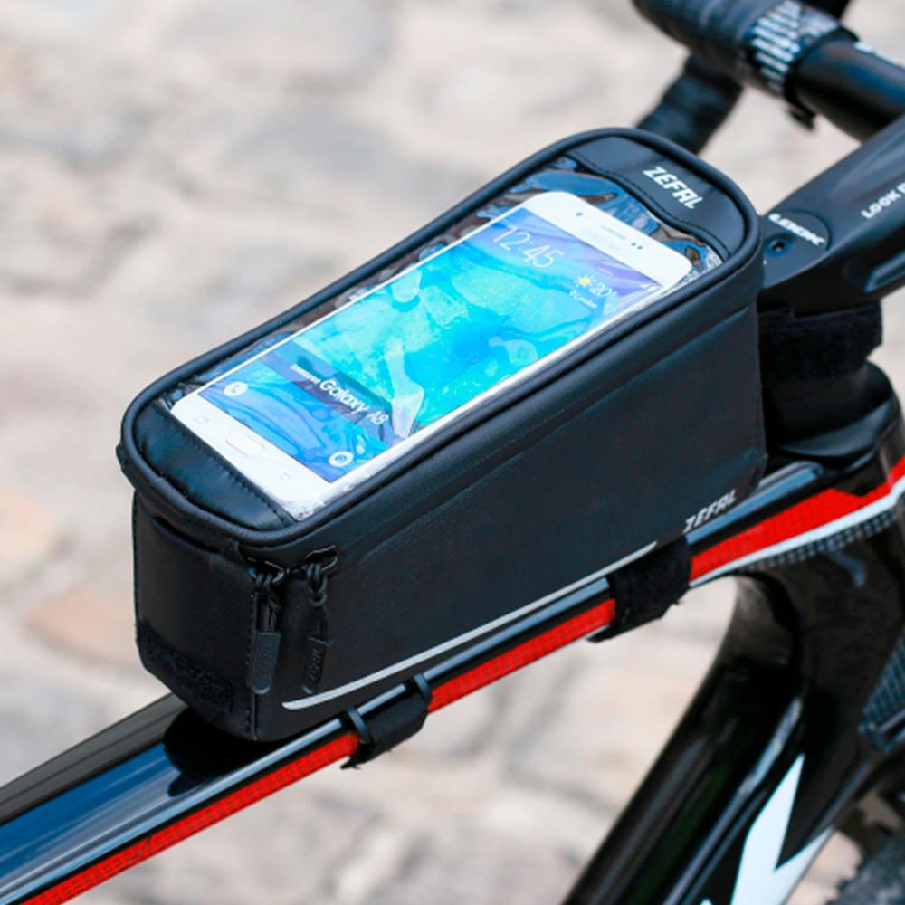 Foto 6 pulgar | Bolsa para Bicicleta Frontal 3l Zefal con Soporte para Smartphone