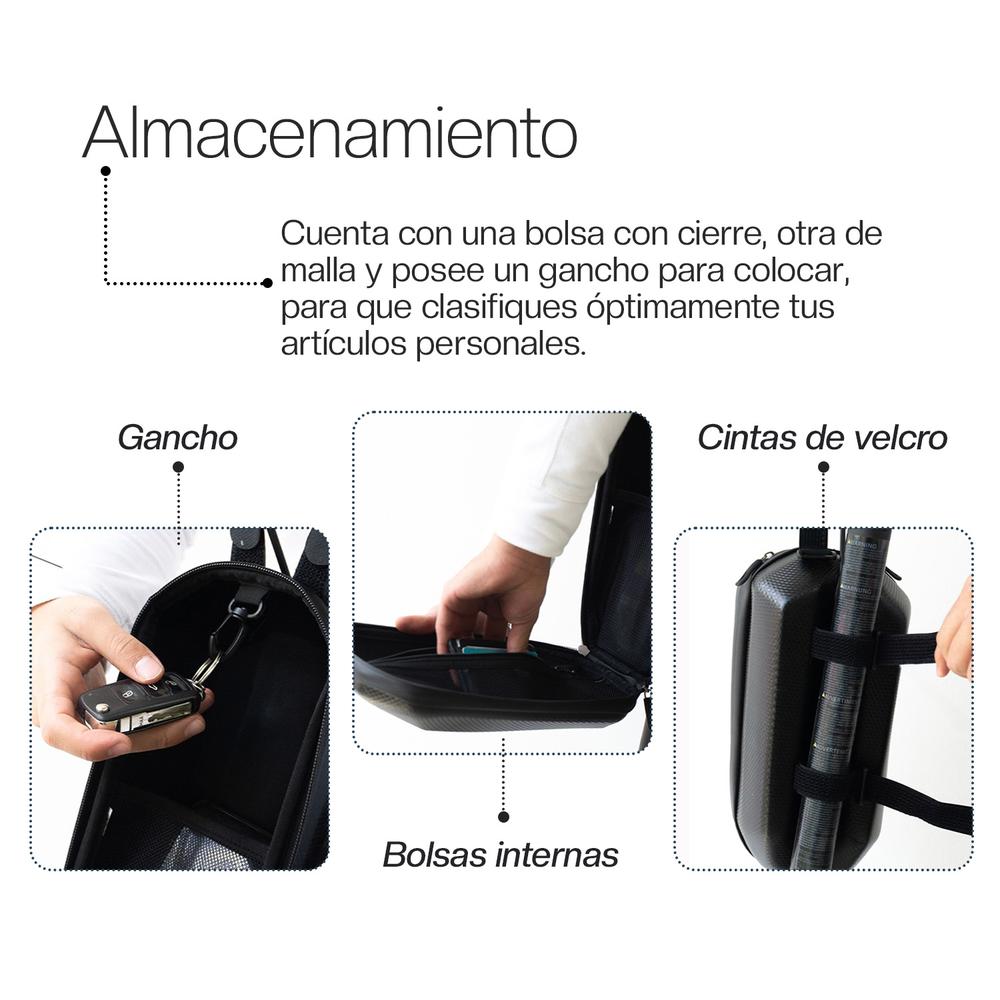 Foto 5 pulgar | Bolsa de Almacenamiento Scooter Compatible con Mijia M365/m365 Pro/ Negro