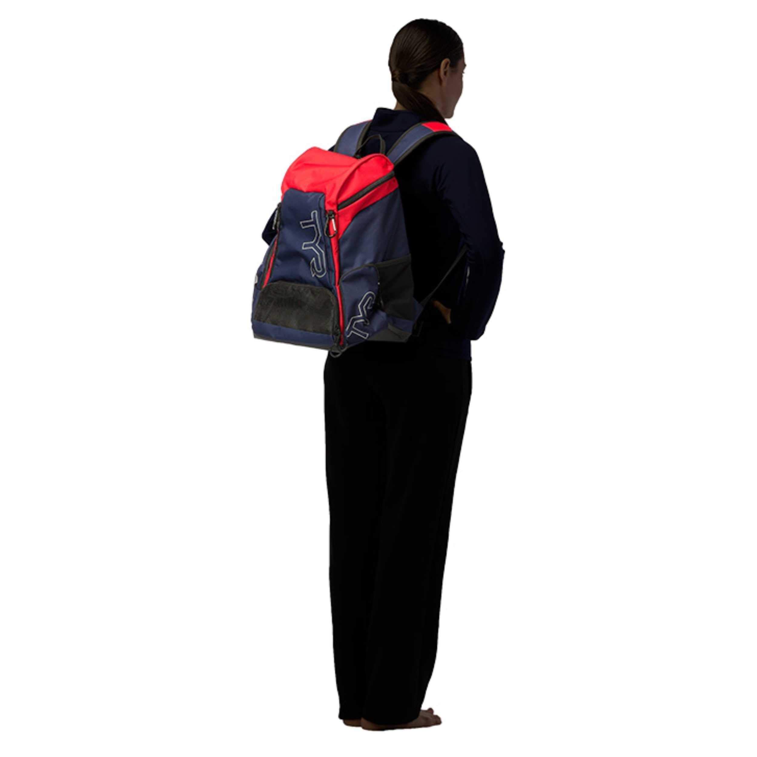 Foto 7 pulgar | Mochila TYR Alliance Rojo 45 L - Venta Internacional