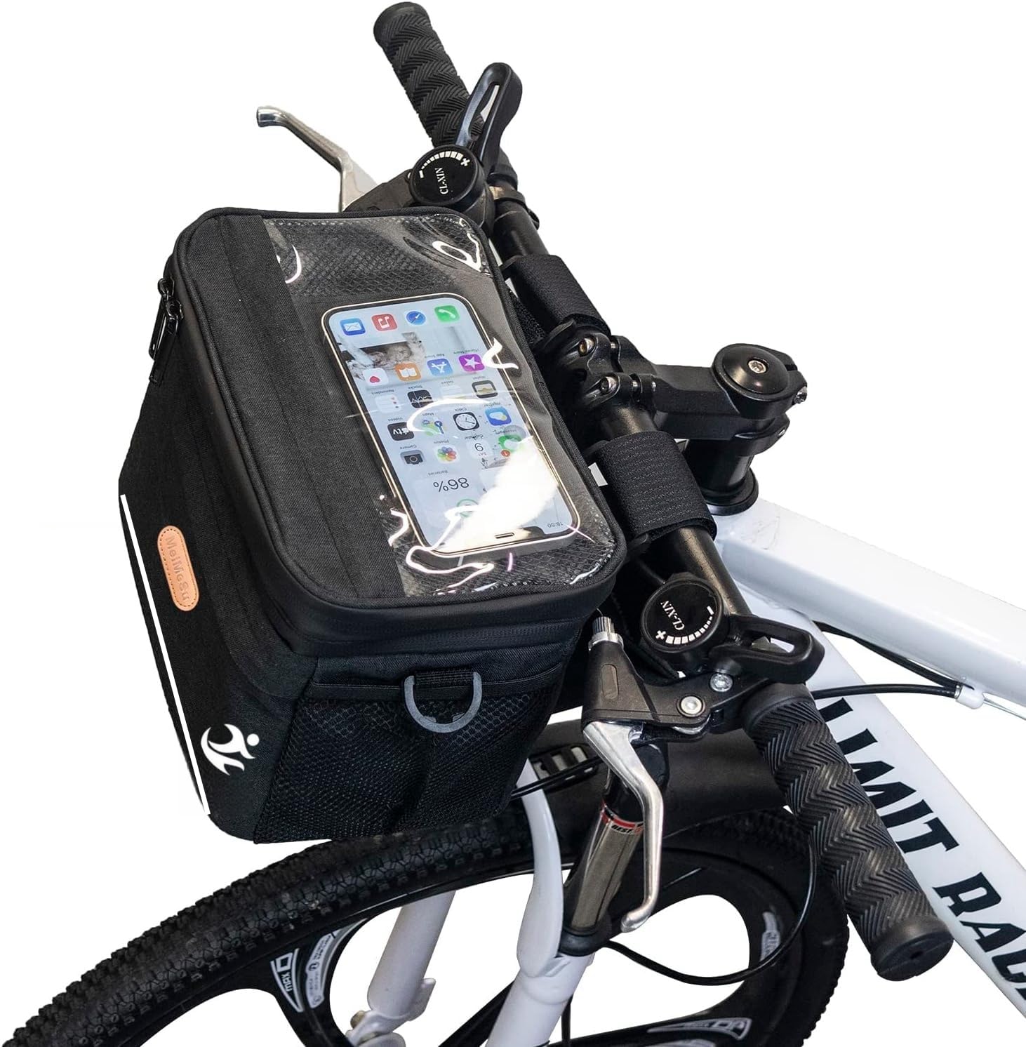 Bolsa Para Manillar De Bicicleta Meimesu Impermeable Con Soporte Para Teléfono De 8 Pulgadas - Venta Internacional.