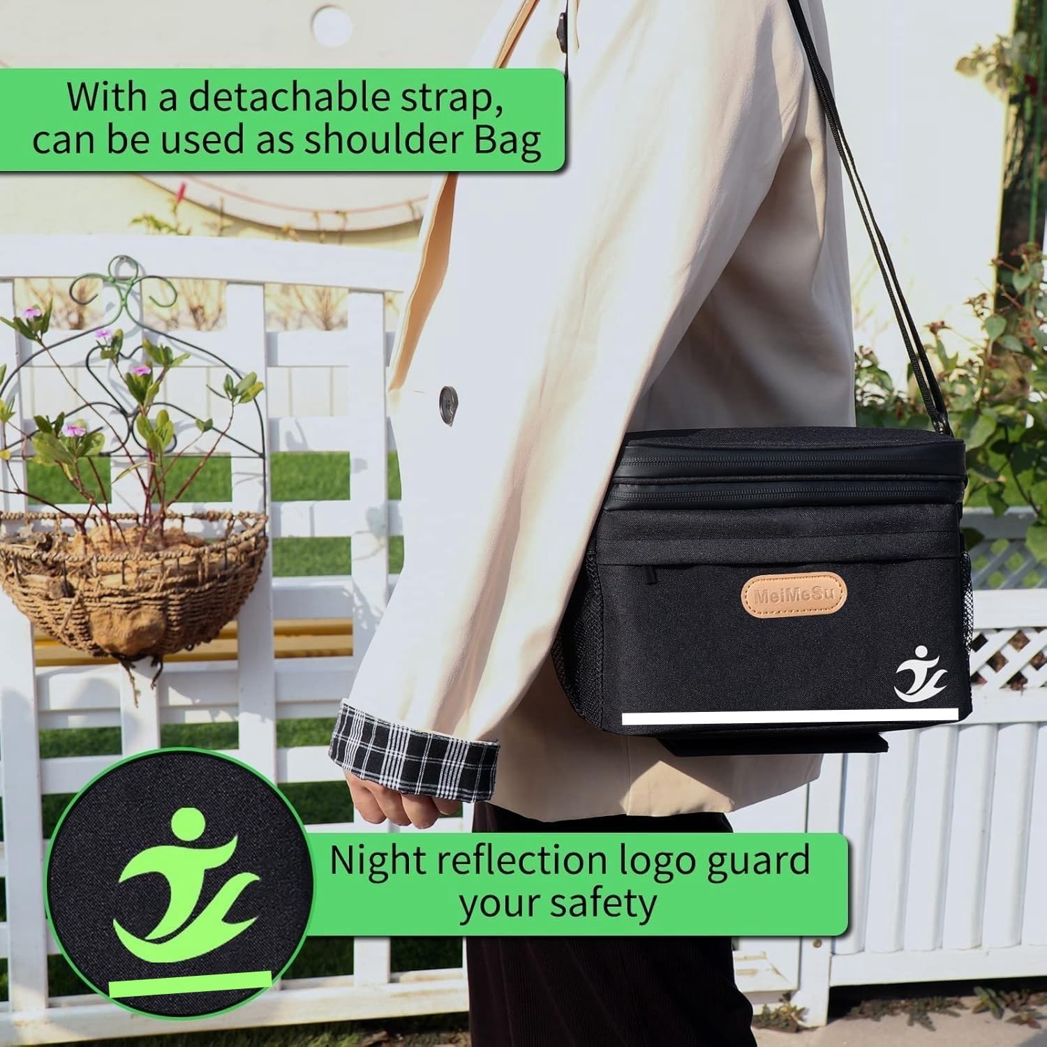Foto 4 pulgar | Bolsa Para Manillar De Bicicleta Meimesu Impermeable Con Soporte Para Teléfono De 8 Pulgadas - Venta Internacional.
